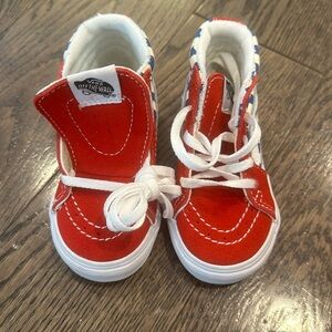 VANS toddler sneakers. Never worn. Size 6